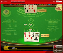 Virgin Casino 3 Card Poker