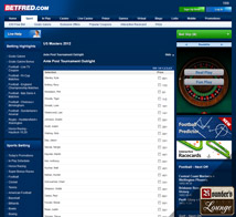 Betfred Sportsbook Golf Betting