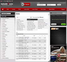 Betsafe Sportsbook Betting Odds