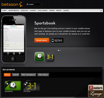 Betsson Sportsbook Mobile Betting