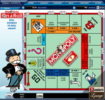 Gala Casino Monopoly Arcade Game