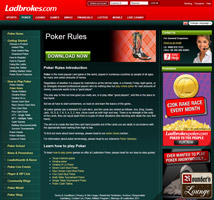 Ladbrokes Poker Rules Page