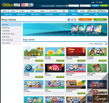 William Hill Bingo Games Page